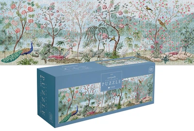 Пазли тришарові панорамні серія Secret Garden 3, розмір 48х67 см, 1000 шт. ТМ INTERDRUK