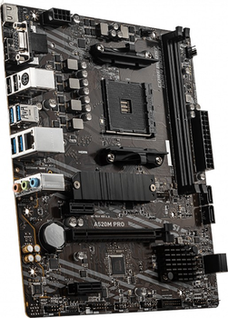 Материнська плата Socket_AM4 MSI A520M Pro (mATX, A520, 2x DDR4 max. 64GB)