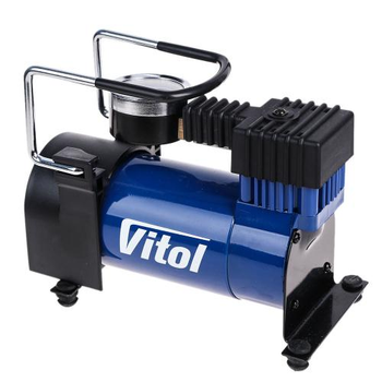 Компрессор автомобильный Vitol 100psi 12Amp 35л прикуриватель