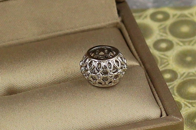Кулон шарм Xuping Jewelry петелька 7 мм серебристый