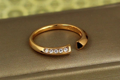 Кольцо Xuping Jewelry свирель р 16 золотистое