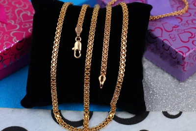 Цепь Xuping Jewelry бисмарк 45 см 4 мм золотистая