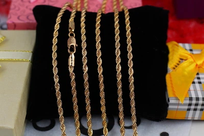 Цепь Xuping Jewelry канатик 50 см 3 мм золотистая