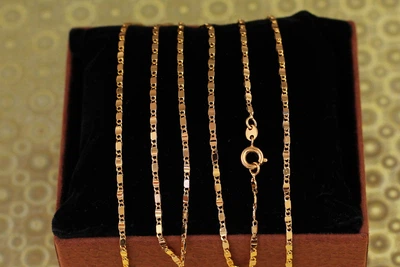 Цепь Xuping Jewelry волнистая улитка 50 см 2 мм золотистая
