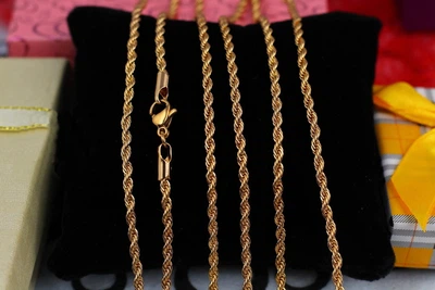 Цепь Xuping Jewelry канатик 70 см 2 мм золотистая