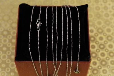 Цепь Xuping Jewelry крученый жгут 45 см 1 мм серебристая