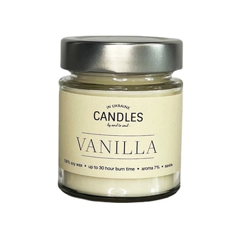 Свічка Candles ароматизована Vanilla 120 г