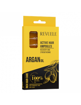 Активные ампулы Revuele Hair Care для волос с аргановым маслом 8x5 мл