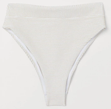 Купальные трусики H&M 40 бело золотистый 1903742982