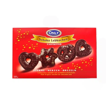 Шоколадные пряники черный шоколад Only Schoko Lebkuchen 500 г.