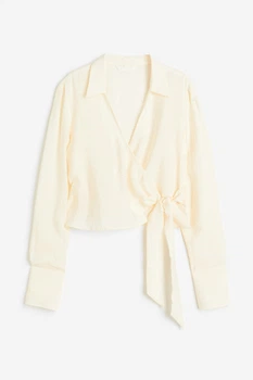 Блуза H&M M кремовый 21031161742