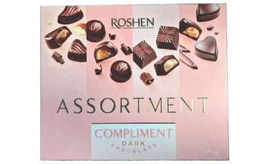 Конфеты Roshen Сompliment Dark chocolate 145 грамм