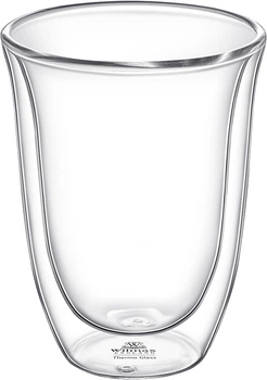 Стакан Wilmax Thermo Тюльпан с двойным дном 200 мл (WL-888710 / A)