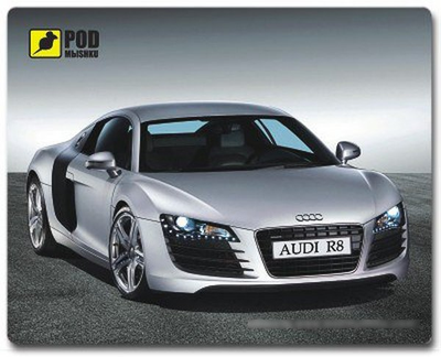 Килимок для мишки Podmyshku Audi R8, пластик.