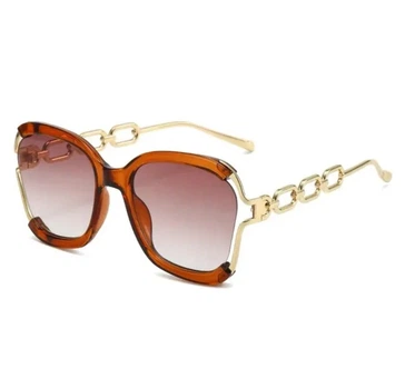 Винтажные солнцезащитные очки Brown sun glasses 6115