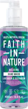 Натуральне рідке мило для рук Faith in Nature з Лавандою та Геранню 400 мл (708002400490)