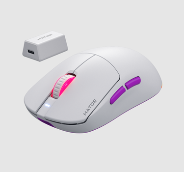Игровая мышь HATOR Quasar 3 Ultra 8K Wireless White (HTM771)