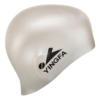Шапочка для плавания силиконовая для взрослых Yingfa Round 0072 размер L Grey
