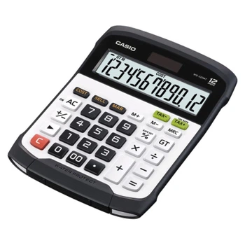 Калькулятор Casio WD-320MT-W-EC, черно-белый (CALC-CAS-WD-320MT-W)