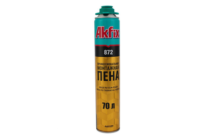Піна монтажна Akfix профі (872) SUPER MEGA 850 мл (70 л) (FA018)