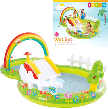 Надувний ігровий майданчик Intex Garden Play Center 290 x 180 см (6941057420165)