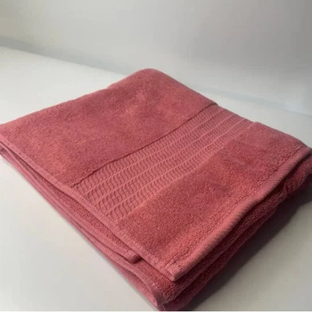 Полотенце махровое Aisha Зара, розовое, 700г/м2, 50х90 см