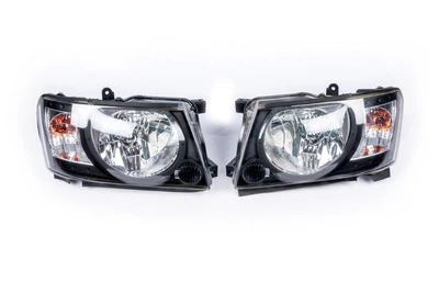 Фары передние Safari Black для Nissan Patrol Y61 2004-2008 (2 шт)