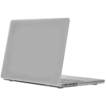 Чехол накладка WiWU iKavlar Crystal Shield для Apple MacBook Air 15,3" A2941 M2 2023 A3114 M3 2024 Black Stripe