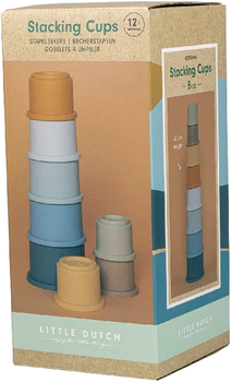 Пирамидка Little Dutch Stacking Cups Pyramid Blue 2008002 (8712051097312)