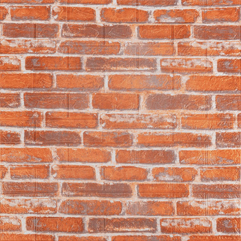 3D панель самоклеящаяся StickerWall под кирпич екатеринославский 770х700х3 мм красный
