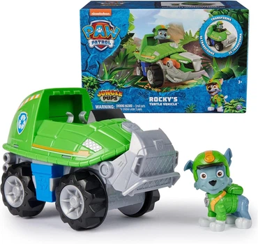 Игровой набор Щенячий Патруль Джип Рокки черепаха Paw Patrol Rocky Snapping Turtle Jungle Cruiser 6069249