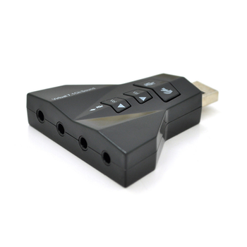USB звуковая карта Voltronic 7.1 CM108 для ПК и ноутбуков 3D звук замена встроенной звуковой карты (TOR-JUG_22B)