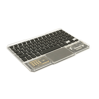 Бездротова клавіатура YT-K333 Voltronic розкладна з Touchpad 78 клавіш для ПК та ноутбуків мультимедійна (LO-TH_11C)