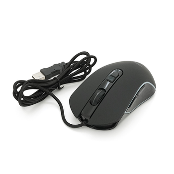 Мышь проводная Cyberpunk CP-100 RGB игровая мышка для ПК с подсветкой киберпанк стильный дизайн (LO-TH_11C)