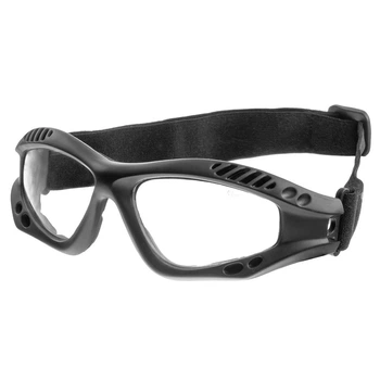 Окуляри тактичні Mil-Tec десантні One size Commando Goggles Air Pro Black (15615402)