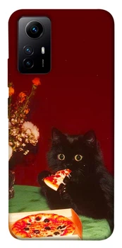 TPU чохол Demsky Pizza paws для Xiaomi Redmi Note 12S