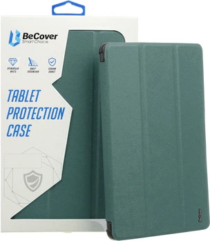 Чехол для планшета Apple iPad Air 11" M2 2024/iPad Air 11" M3 2025 BeCover Tri Fold Soft TPU Silicone Dark Green (BC_711406)
