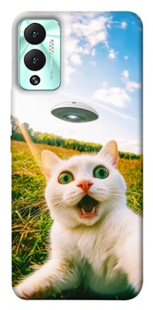 TPU чохол Demsky Ufo cat для Infinix Hot 12 Play
