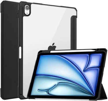 Чехол для планшета BeCover Soft Edge TPU для Apple iPad Air 11" M2 2024/iPad Air 11" M3 2025 Black с креплением Apple Pencil (BC_711702)