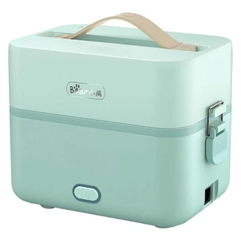 Ланч-бокс с подогревом Bear Electric Lunch Box 1.2 л (DFH-B12E1) Green
