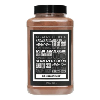 Какао алкализированное, 450 г, 1 шт