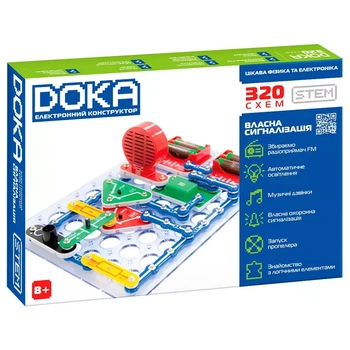 Электронный конструктор Doka Собственная сигнализация D70707 320 схем 4841799