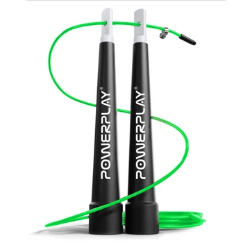 Скакалка швидкісна PowerPlay Ultra Speed Rope 4202 зелена 2,9 м (PP_4202_Green)