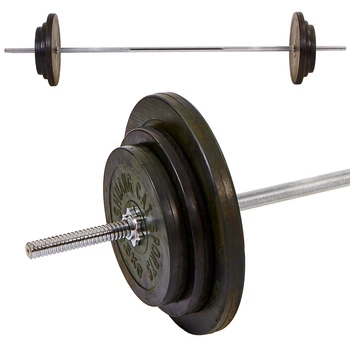 Штанга разборная резиновые блины SHUANG CAI SPORTS TA-1139-83R 83кг