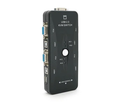 4-портовый KVM свич Voltronic, переключатель USB