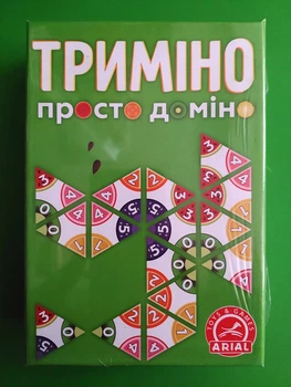 Настільна гра Триміно Просто доміно Arial