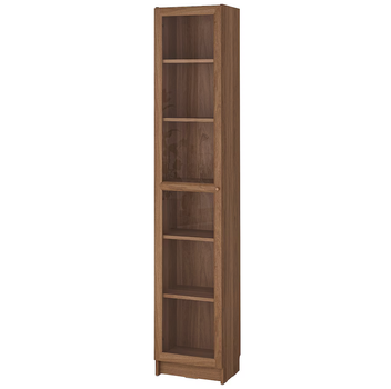 Витрина BILLY/OXBERG 40x30x202 IKEA 095.818.29 орех