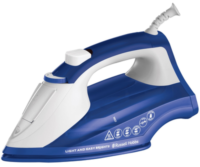 Russell Hobbs Утюг Light&Easy Brights Sapphire, 2600Вт, 240мл, паровий удар -115гр, постійна пара - 35гр, керам. підошва, темно синій