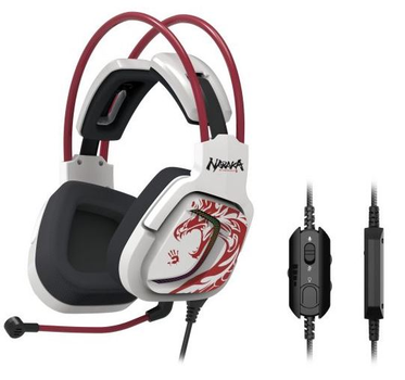 Навушники A4Tech G575 Bloody Naraka Hi Fi, 7.1 віртуальний звук, RGB підсвітка (4711421981941)