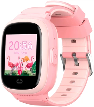 Дитячий смарт-годинник Havit HV-KW11 IP67 GPS 4G Pink (6939119056858)